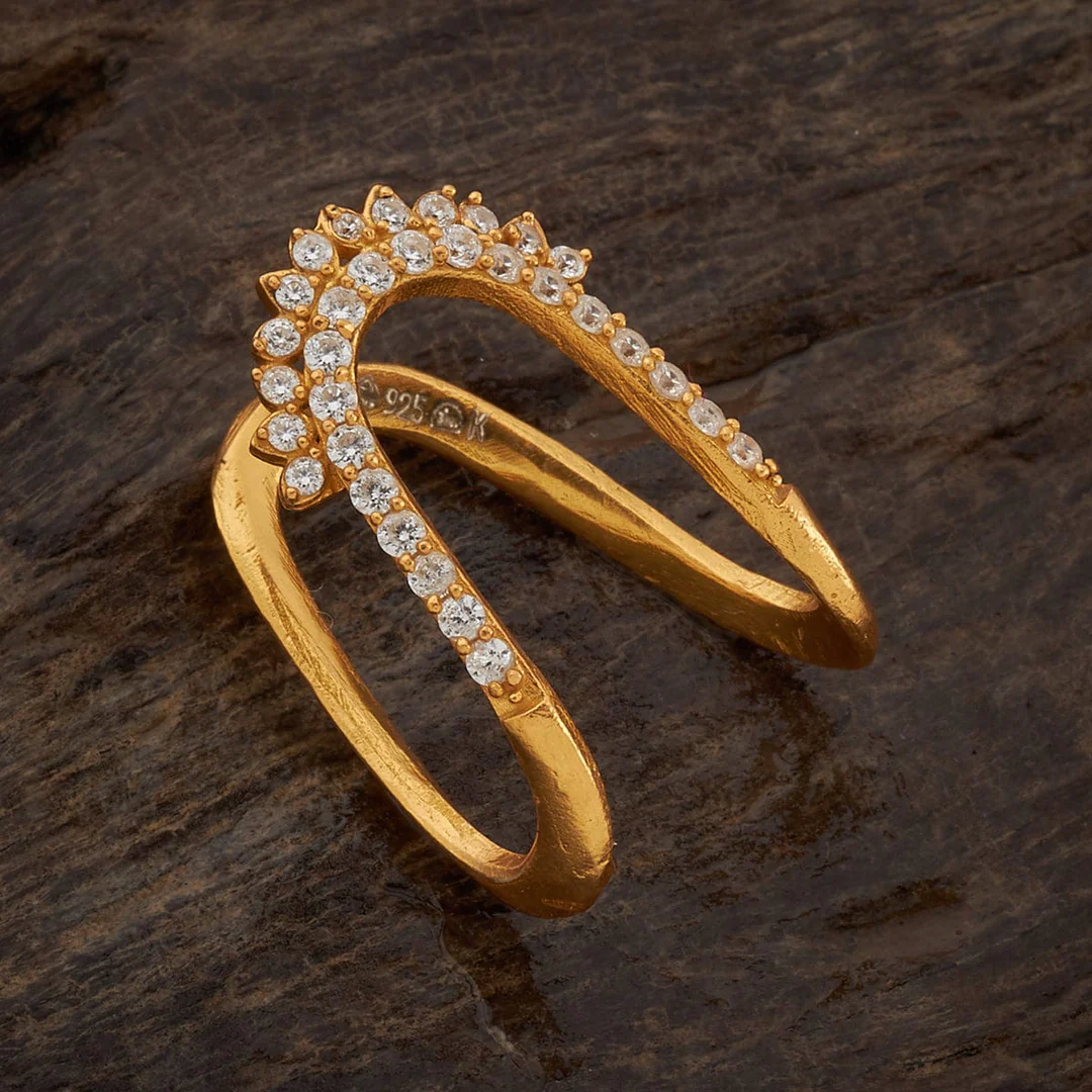 Elegant Silver Temple Finger Ring for Traditional Look - Image 3