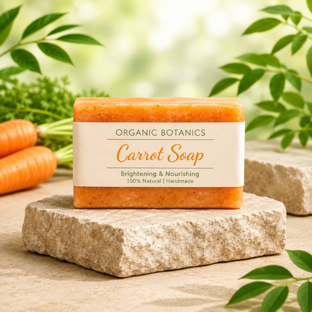 Carrot Soap for Skin Brightening & Healthy Glow