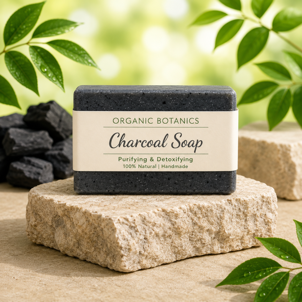 Activated Charcoal Soap for Deep Skin Cleansing & Oil Control