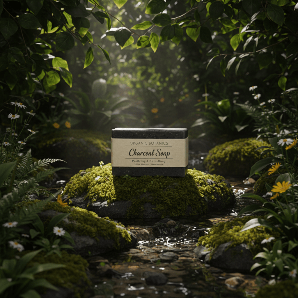 Activated Charcoal Soap for Deep Skin Cleansing & Oil Control - Image 2