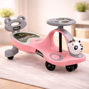Pink Panda Ride-On Toy for Kids with Music & Fun Design