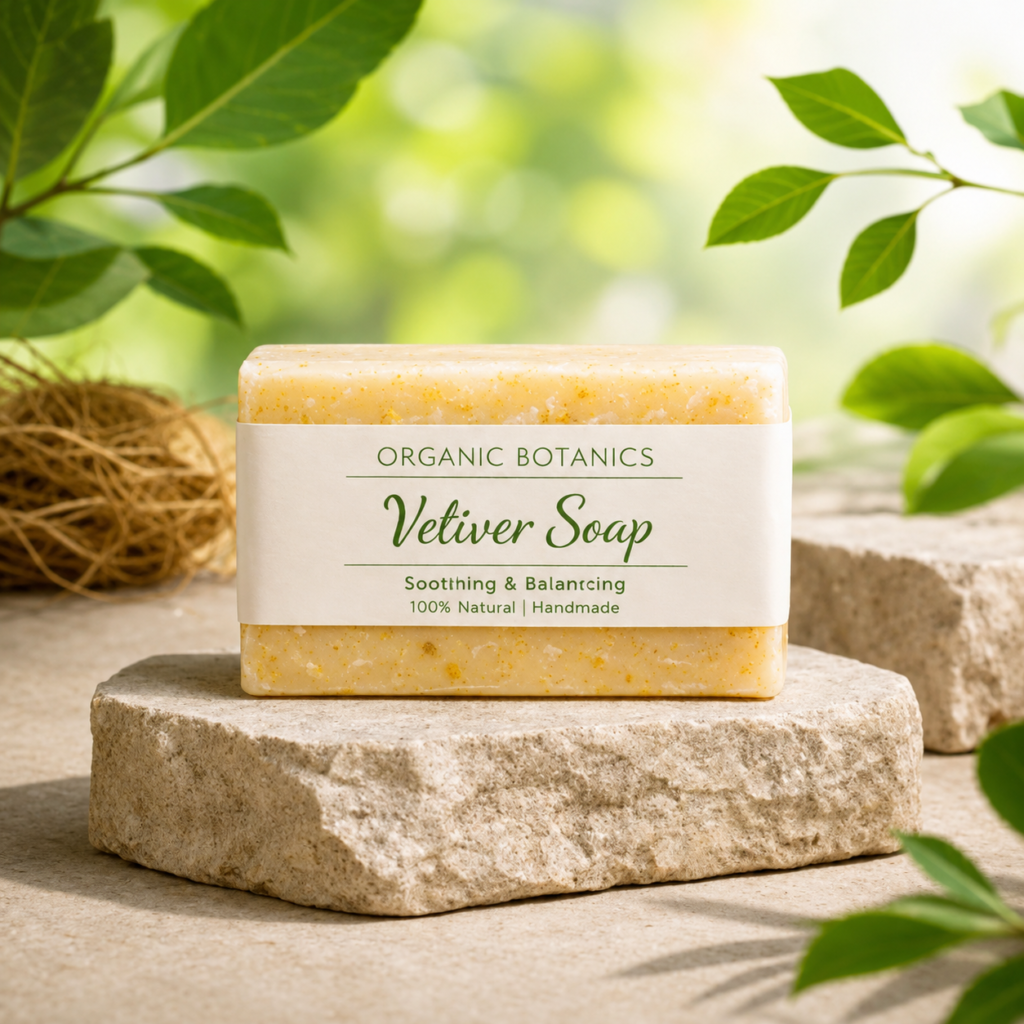 Vetiver Soap for Refreshing Skin & Cooling Care